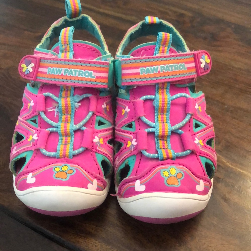 Paw patrol summer shoes size 7